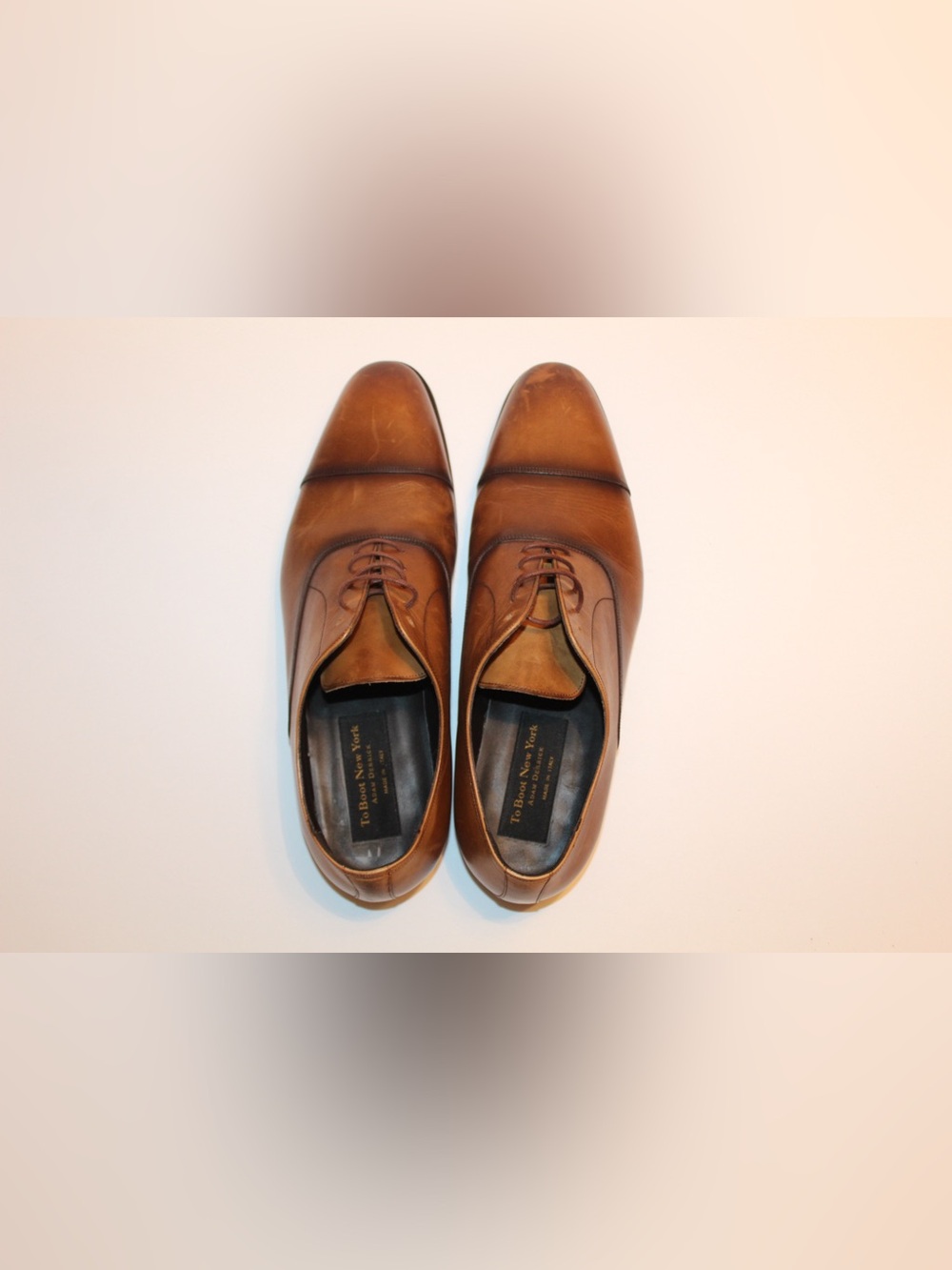 To Boot New York Frankie Cap Toe Oxford Dress Shoes Size 12 - Picture 10 of 11